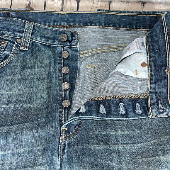 LEVI'S MEN'S 501 XX BUTTON FLY JEANS W34 L34 - Picture 3 of 16